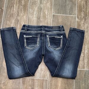 Daytrip Dark Blue Virgo Skinny Women's Skinny Jeans